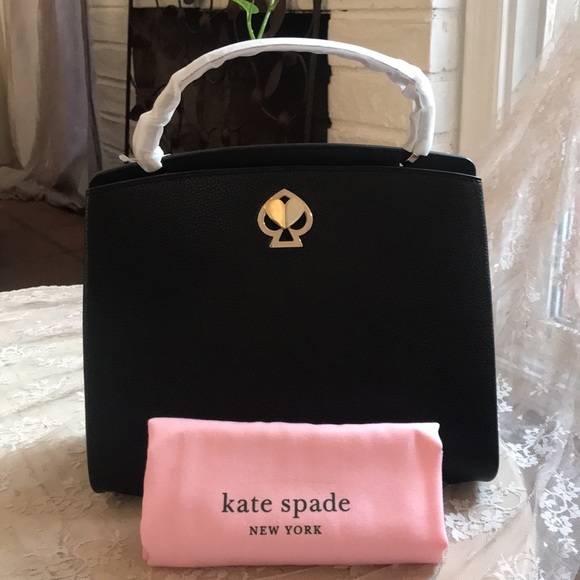 NWT Kate Spade Black Medium Satchel - Picture 7 of 16